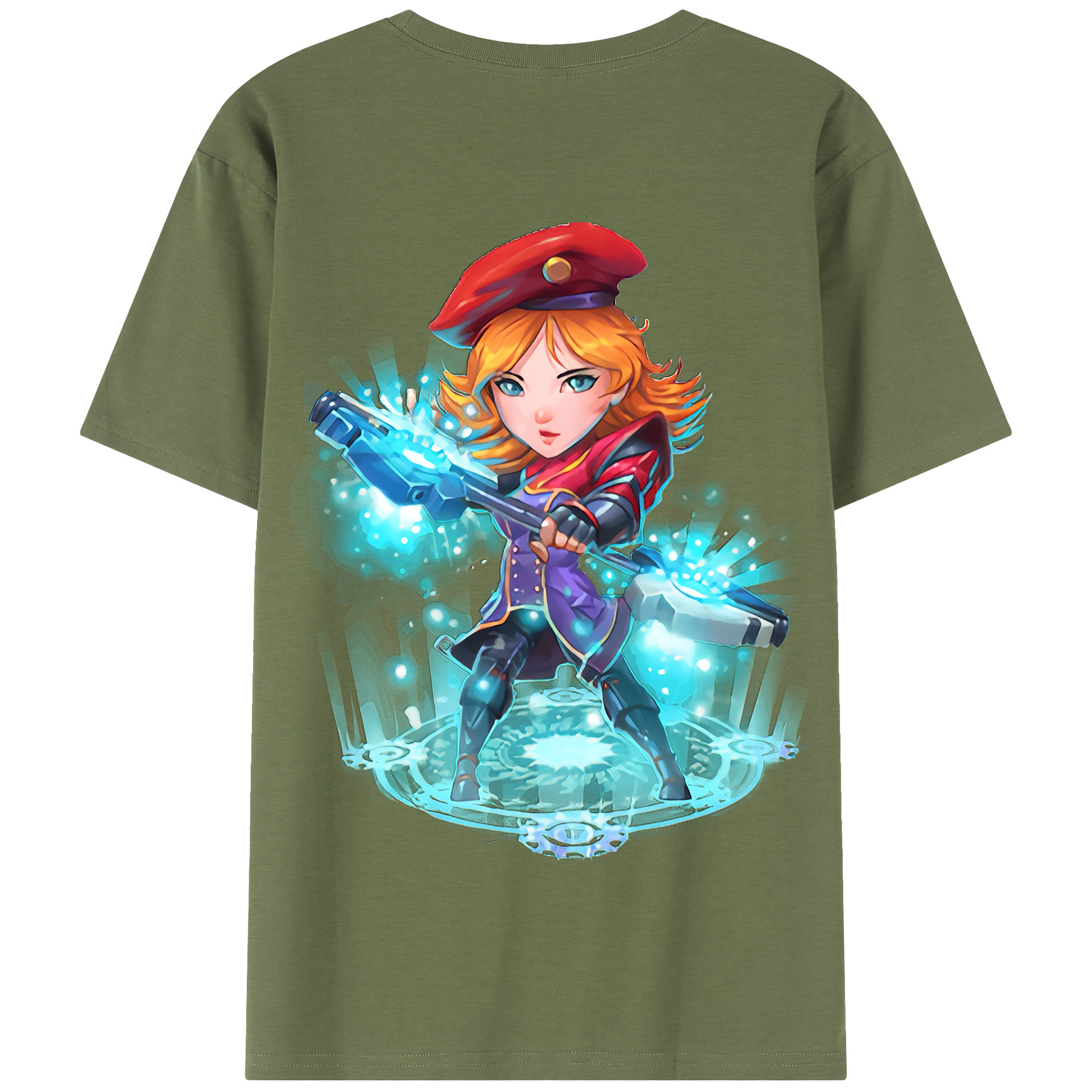 リーグ・オブ・レジェンド League of Legends LOL 綿100％半袖Tシャツ（背面プリント）